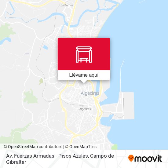 Mapa Av. Fuerzas Armadas - Pisos Azules