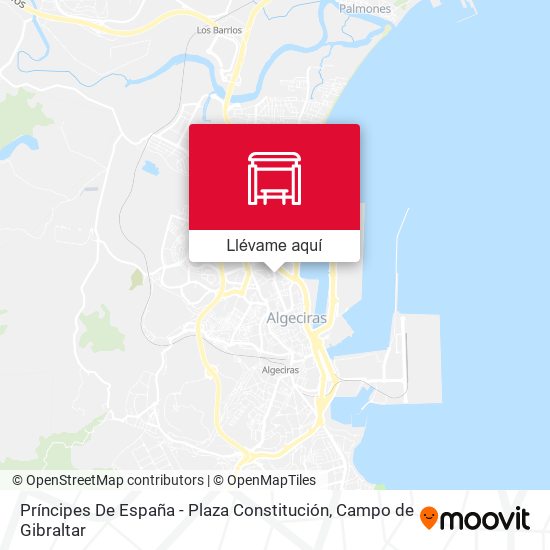 Mapa Príncipes De España - Plaza Constitución