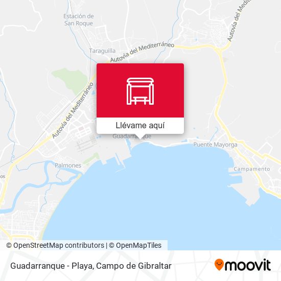 Mapa Guadarranque - Playa