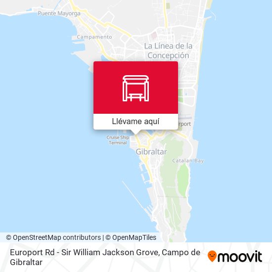Mapa Europort Rd - Sir William Jackson Grove