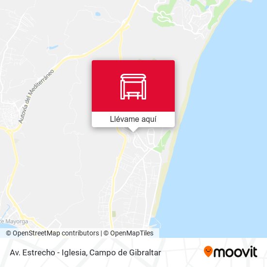 Mapa Av. Estrecho - Iglesia