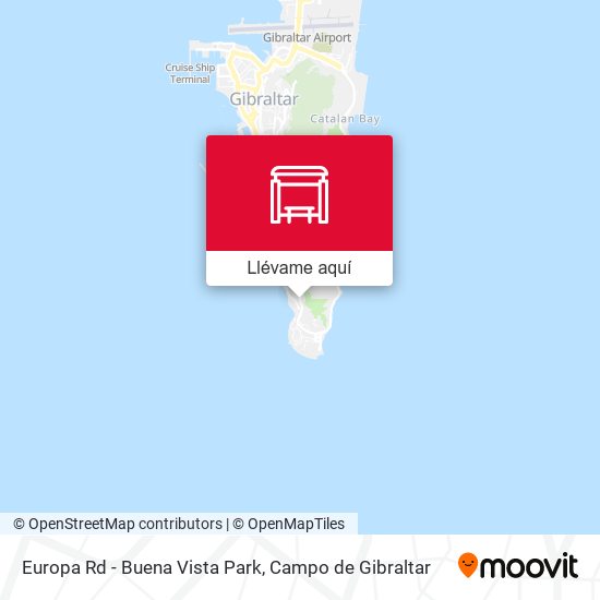 Mapa Europa Rd - Buena Vista Park