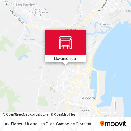Mapa Av. Flores - Huerta Las Pilas