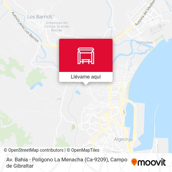 Mapa Av. Bahía - Polígono La Menacha (Ca-9209)