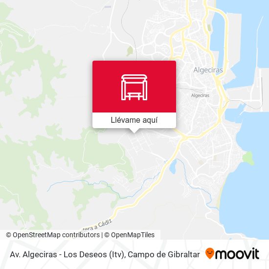 Mapa Av. Algeciras - Los Deseos (Itv)