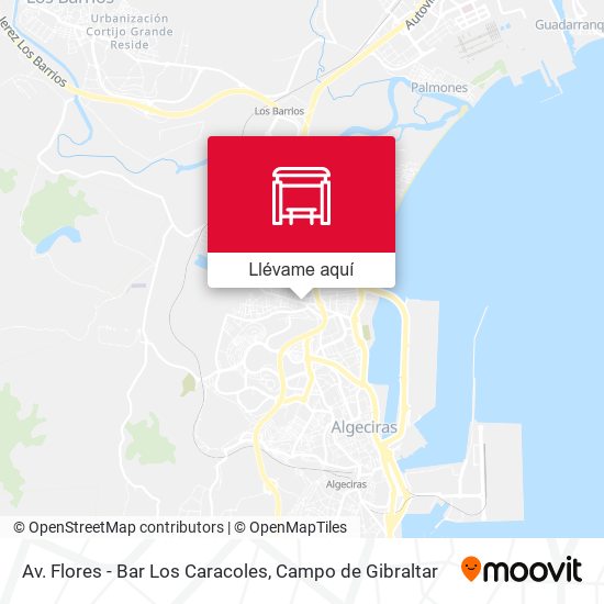 Mapa Av. Flores - Bar Los Caracoles