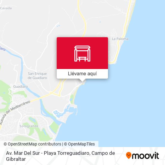 Mapa Av. Mar Del Sur - Playa Torreguadiaro