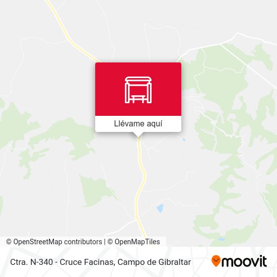 Mapa Ctra. N-340 - Cruce Facinas