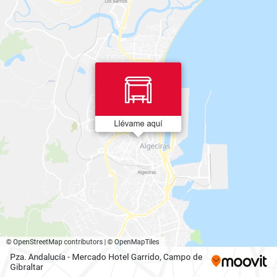 Mapa Pza. Andalucía - Mercado Hotel Garrido