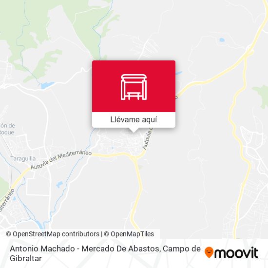Mapa Antonio Machado - Mercado De Abastos