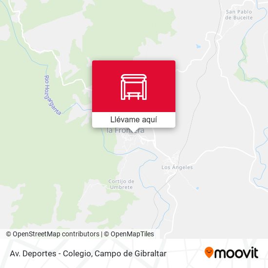 Mapa Av. Deportes - Colegio