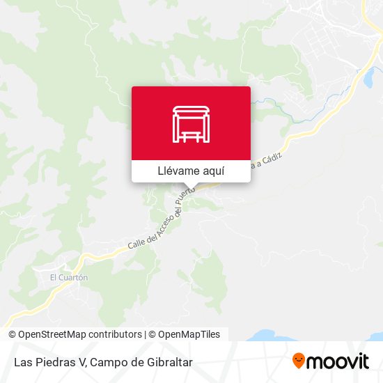 Mapa Las Piedras V