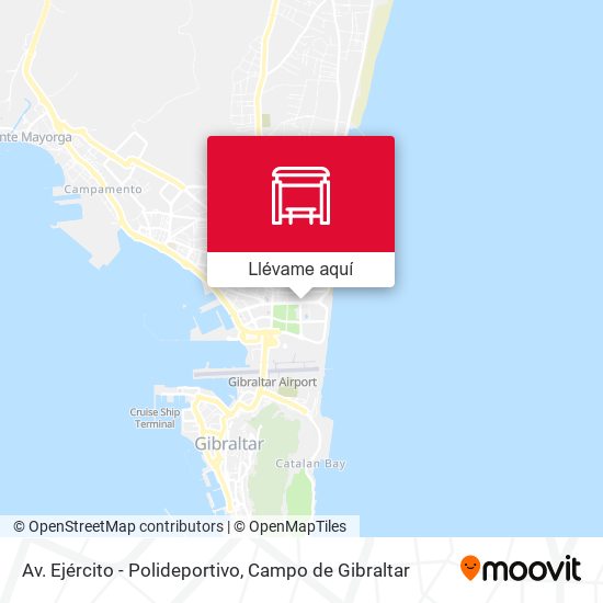 Mapa Av. Ejército - Polideportivo