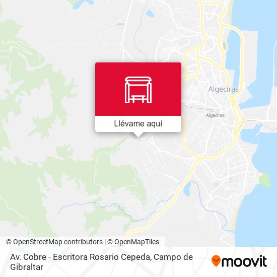 Mapa Av. Cobre - Escritora Rosario Cepeda