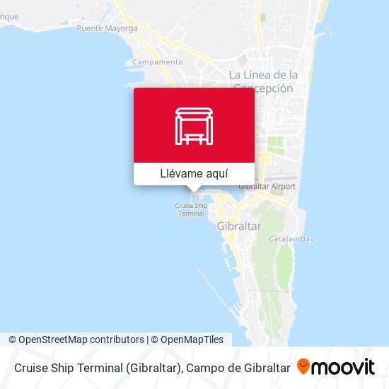 Mapa Cruise Ship Terminal (Gibraltar)
