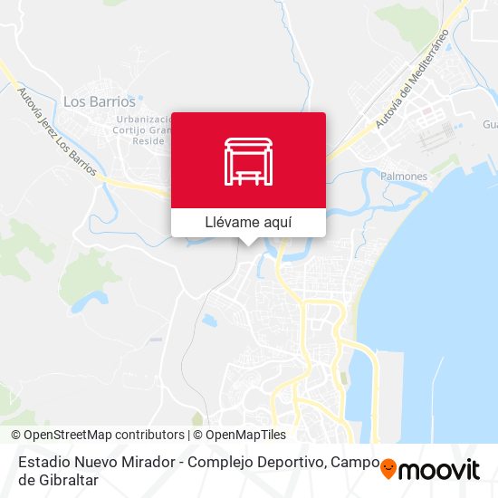 Mapa Estadio Nuevo Mirador - Complejo Deportivo
