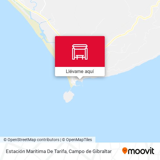 Mapa Estación Marítima De Tarifa