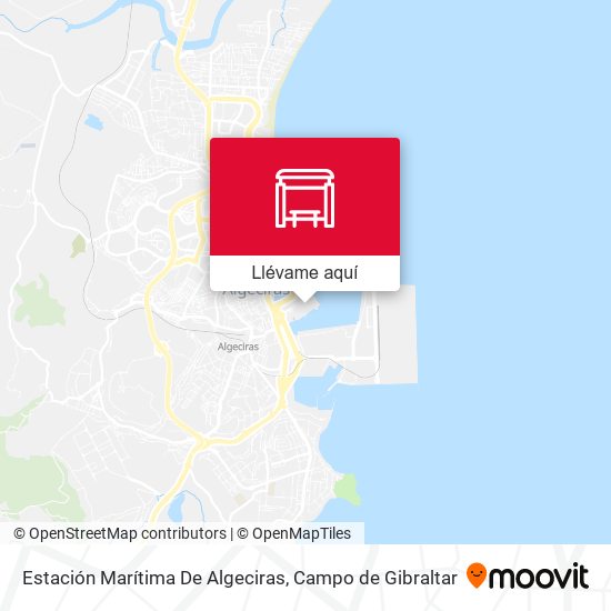 Mapa Estación Marítima De Algeciras