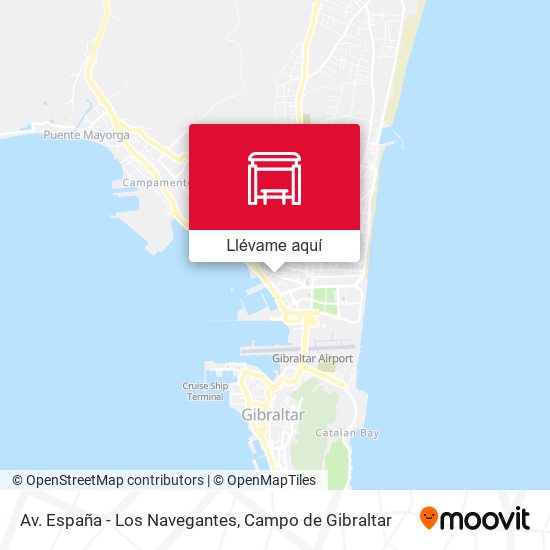 Mapa Av. España - Los Navegantes