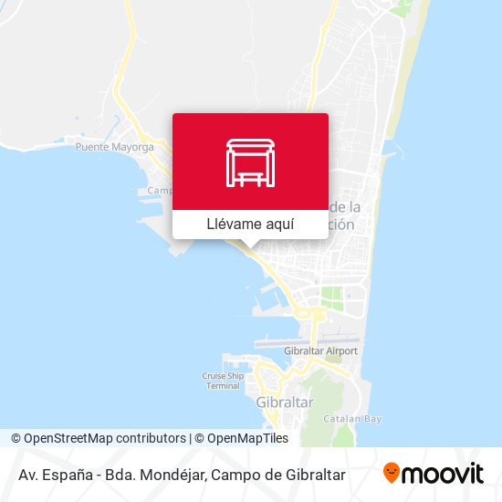 Mapa Av. España - Bda. Mondéjar