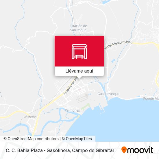 Mapa C. C. Bahía Plaza - Gasolinera