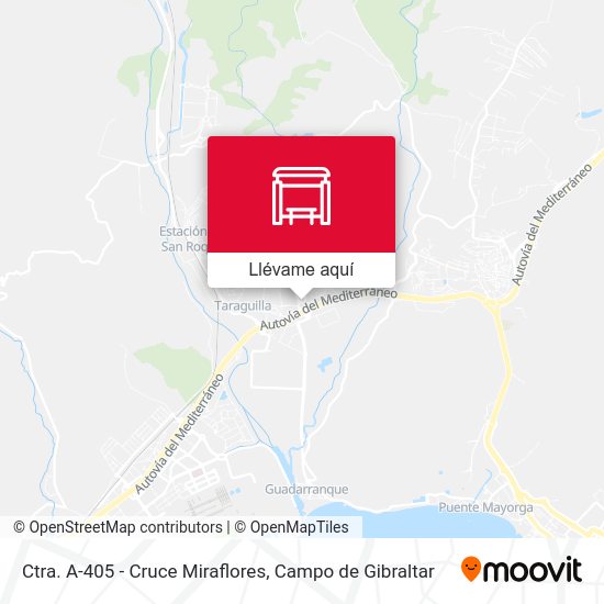 Mapa Ctra. A-405 - Cruce Miraflores