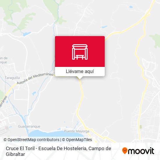 Mapa Cruce El Toril - Escuela De Hostelería