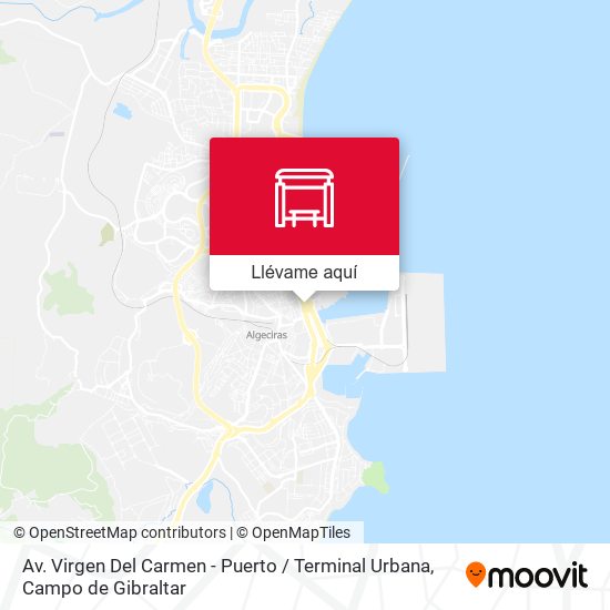 Mapa Av. Virgen Del Carmen - Puerto / Terminal Urbana