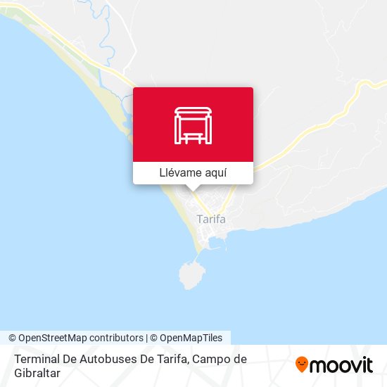 Mapa Terminal De Autobuses De Tarifa
