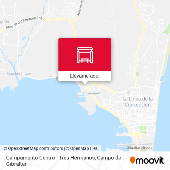 Mapa Campamento Centro - Tres Hermanos