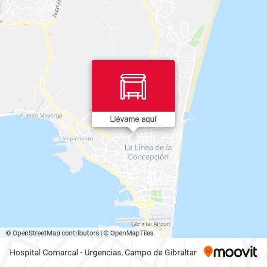 Mapa Hospital Comarcal - Urgencias