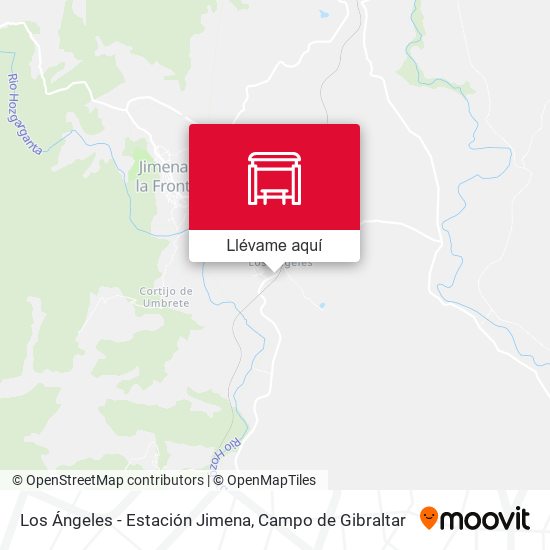 Mapa Los Ángeles - Estación Jimena