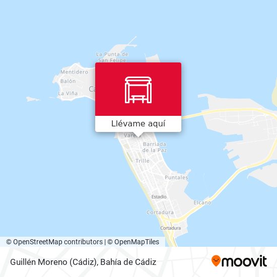 Mapa Guillén Moreno (Cádiz)