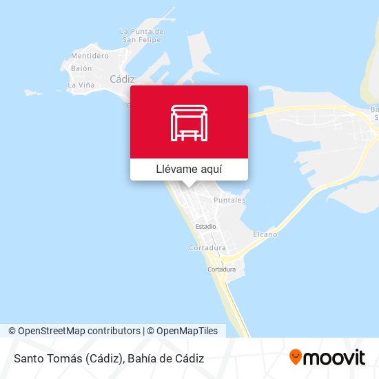 Mapa Santo Tomás (Cádiz)