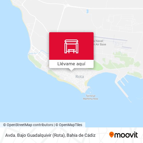 Mapa Avda. Bajo Guadalquivir (Rota)