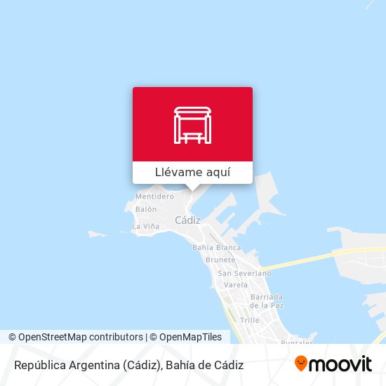 Mapa República Argentina (Cádiz)