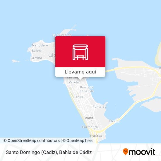 Mapa Santo Domingo (Cádiz)