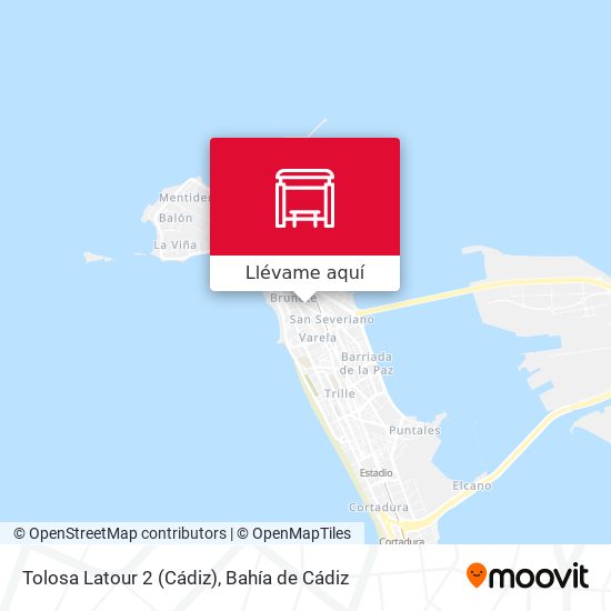 Mapa Tolosa Latour 2 (Cádiz)