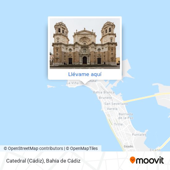 Mapa Catedral (Cádiz)