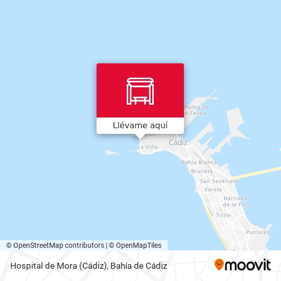 Mapa Hospital de Mora (Cádiz)