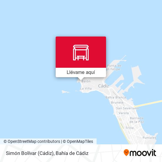 Mapa Simón Bolívar (Cádiz)