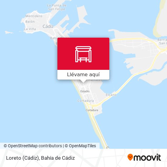 Mapa Loreto (Cádiz)