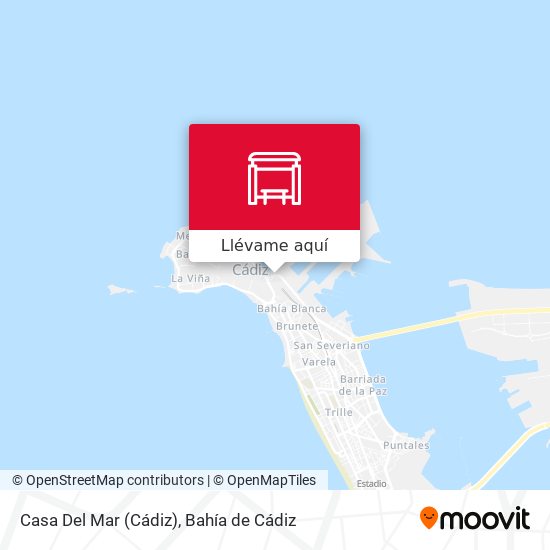 Mapa Casa Del Mar (Cádiz)
