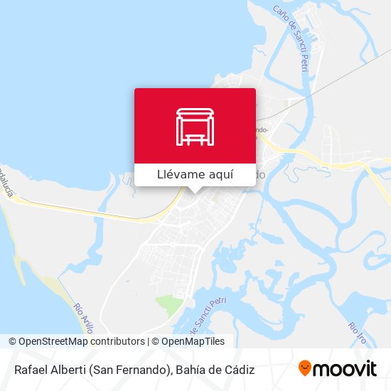 Mapa Rafael Alberti (San Fernando)