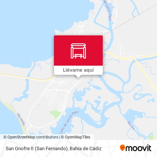 Mapa San Onofre II (San Fernando)