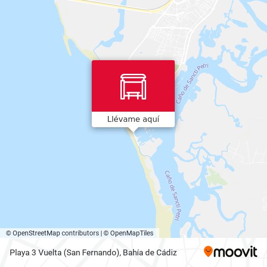 Mapa Playa 3 Vuelta (San Fernando)