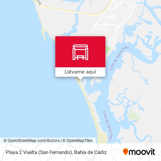 Mapa Playa 2 Vuelta (San Fernando)
