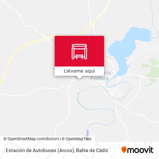 Mapa Estación de Autobuses (Arcos)