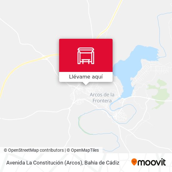 Mapa Avenida La Constitución (Arcos)