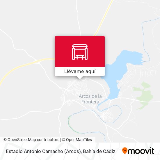 Mapa Estadio Antonio Camacho (Arcos)